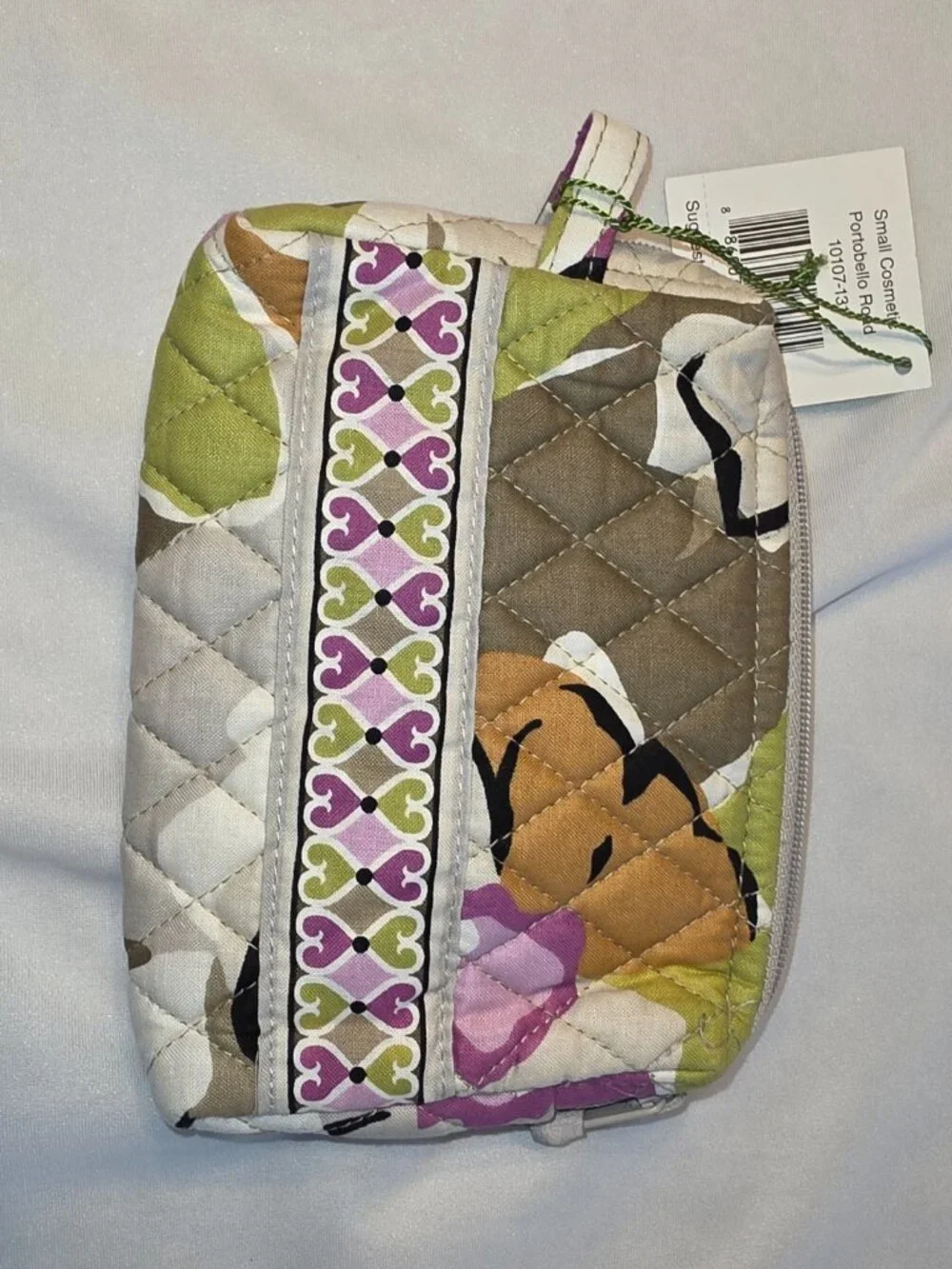 Vera Bradley Cosmetic Pouch Case  Portobello Road Cottagecore Garden NWT Gift